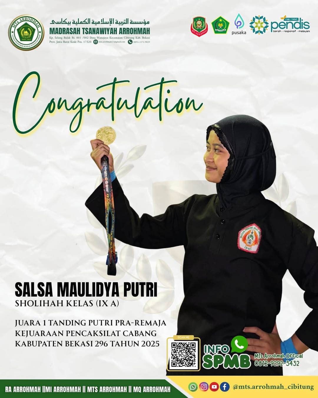 Juara 1 pencak silat